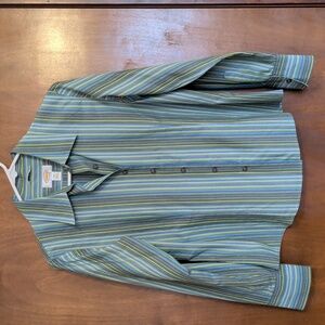 Talbots wrinkle resistant shirt womens size 10P